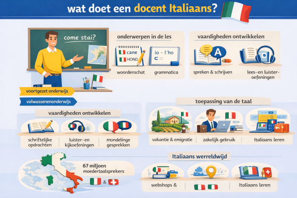 Alles over het beroep docent Italiaans Wat doet een docent Italiaans